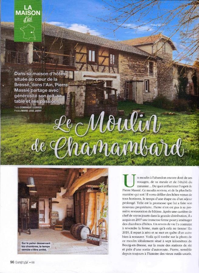 Готель Le Moulin De Chamambard Saint-Denis-les-Bourg Екстер'єр фото